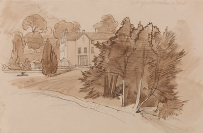 Manor (Knowsley Lane) von Edward Lear